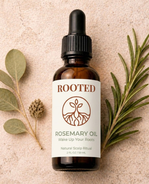 Rooted Essentials Bundle  ( Rosemary Oil+ Scalp Massager )